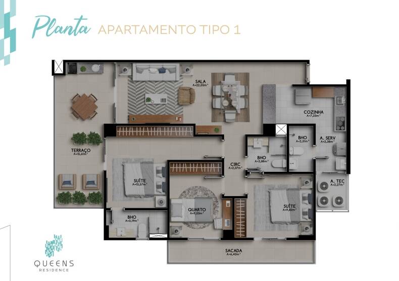 Apartamento, 3 quartos - Foto 14