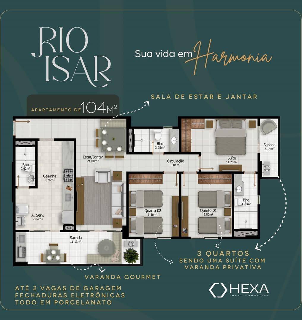 Apartamento, 2 quartos - Foto 26