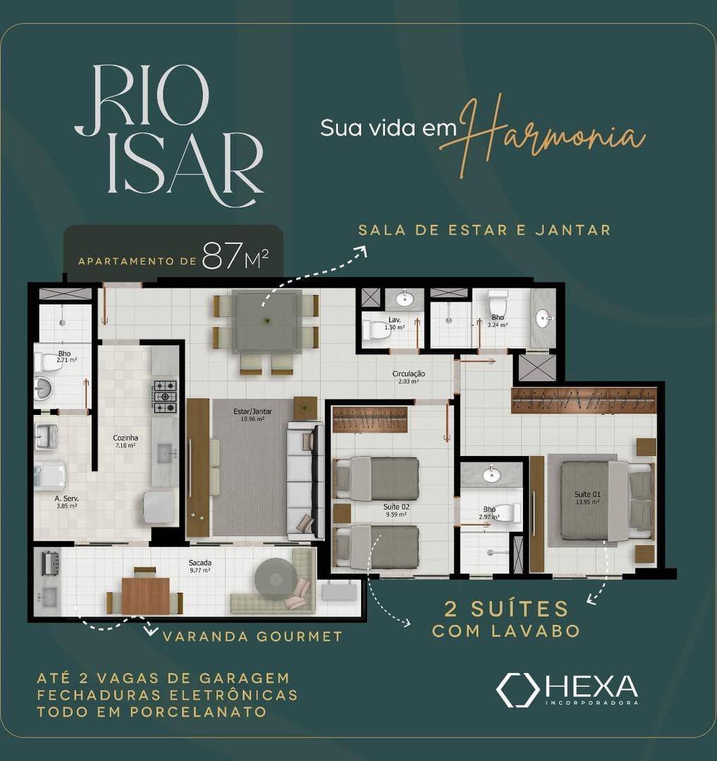 Apartamento, 2 quartos - Foto 24