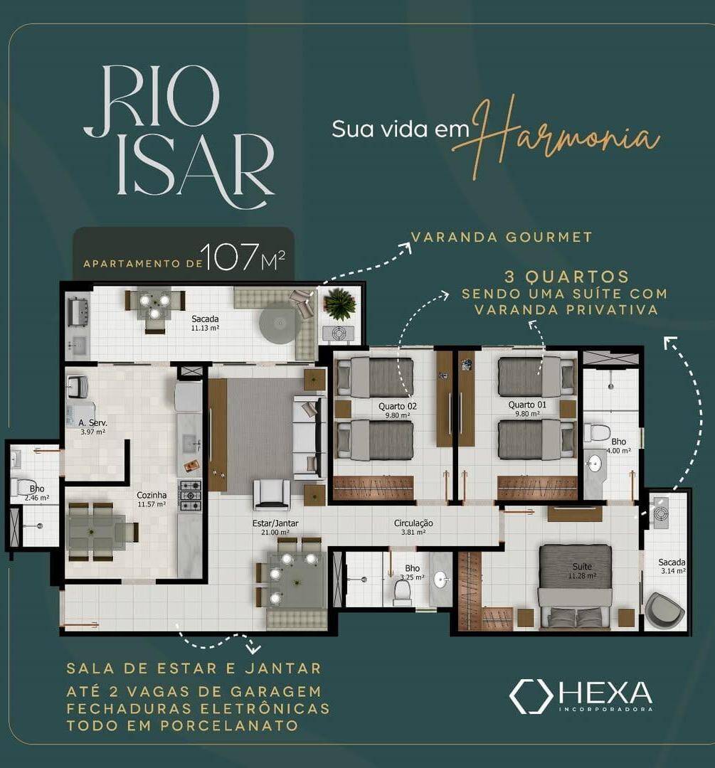 Apartamento, 2 quartos - Foto 27