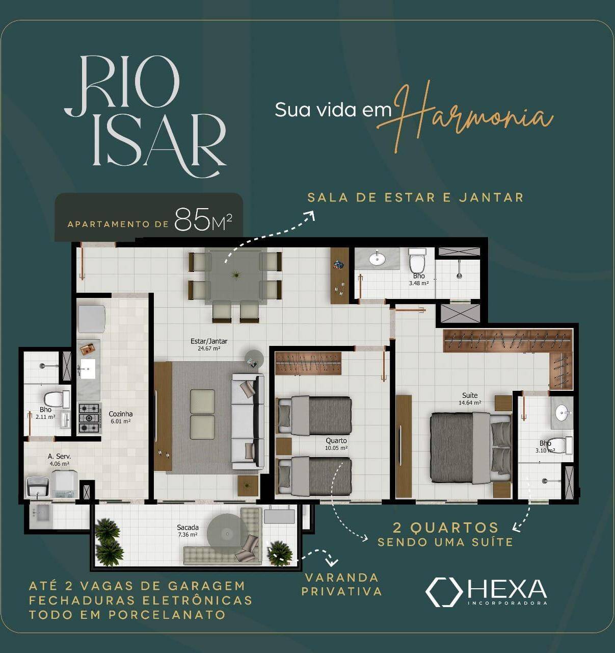 Apartamento, 2 quartos - Foto 25