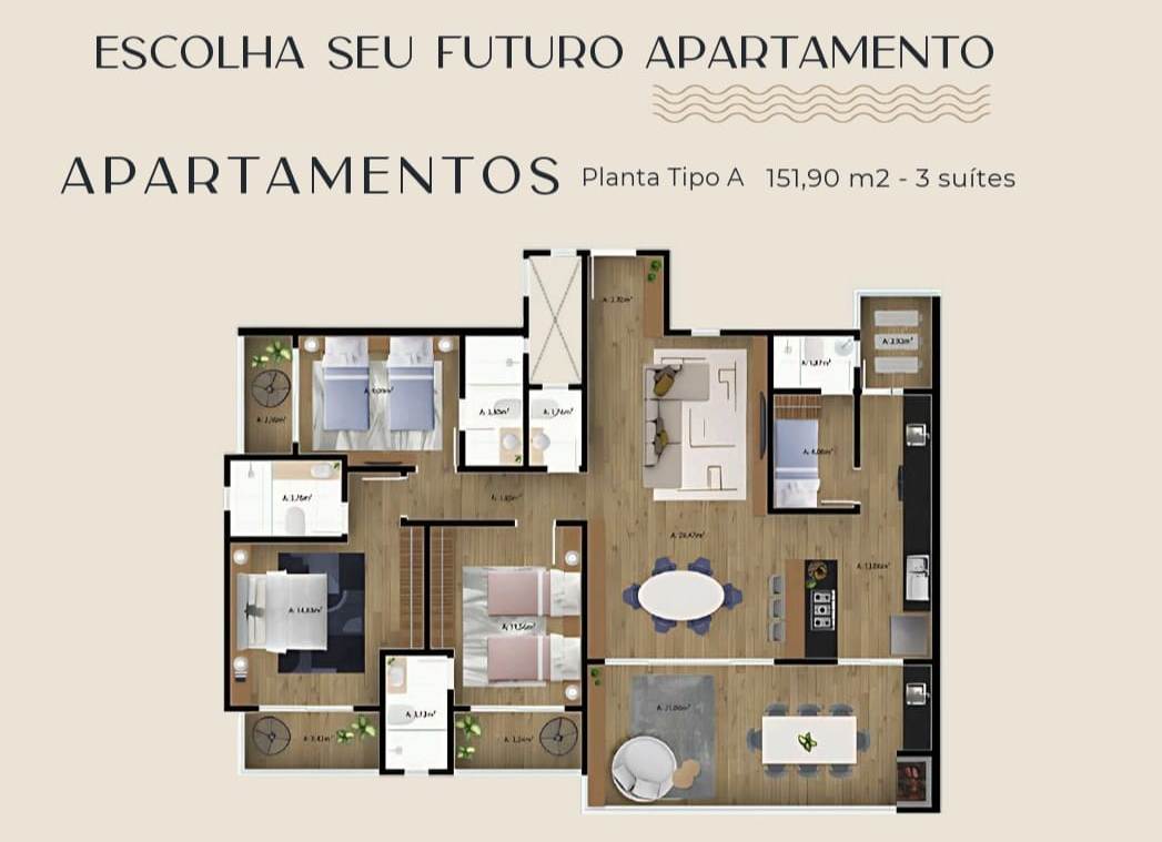 Apartamento, 3 quartos, 150 m² - Foto 29