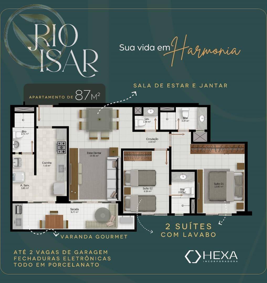 Apartamento, 2 quartos - Foto 24