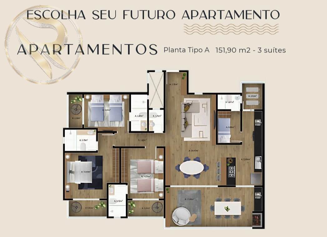 Apartamento, 3 quartos, 150 m² - Foto 29